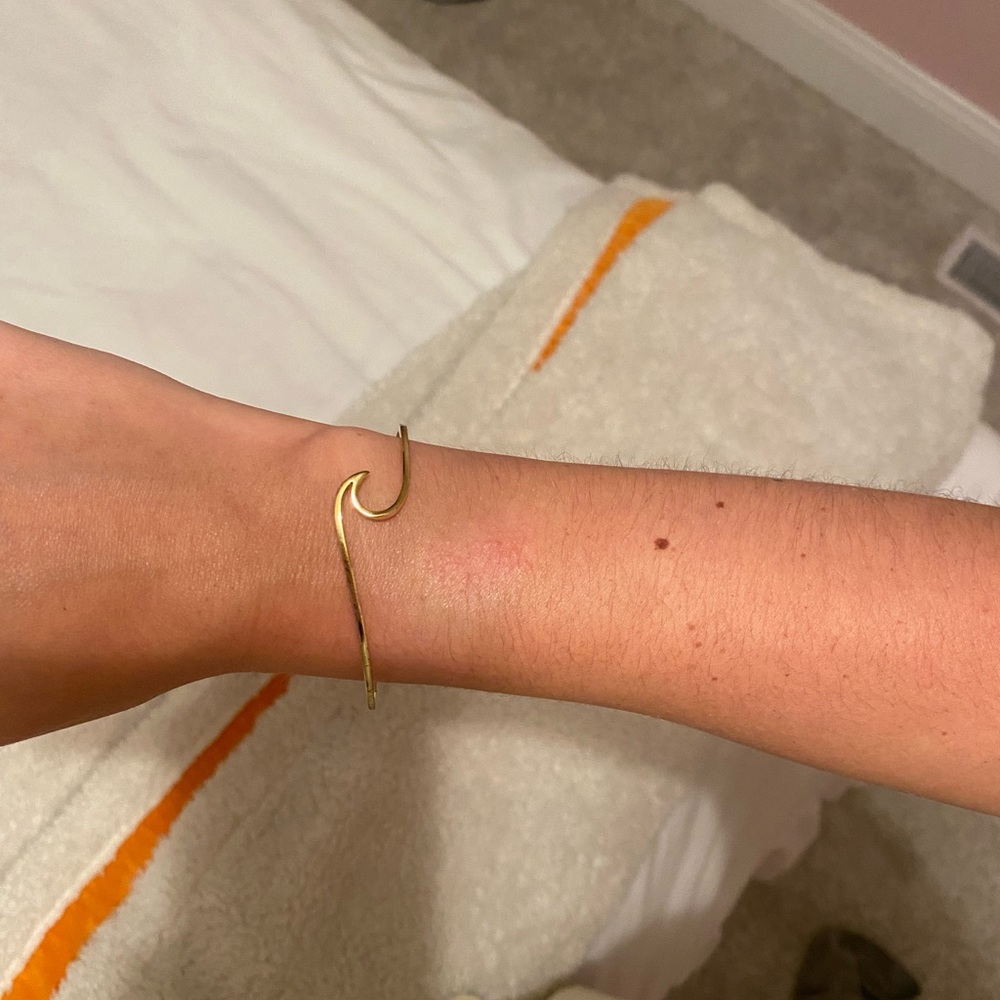 Pura Vida Wave cuff bracelet